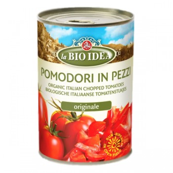La Bio Idea | Pomidory krojone bez skóry BIO 400g