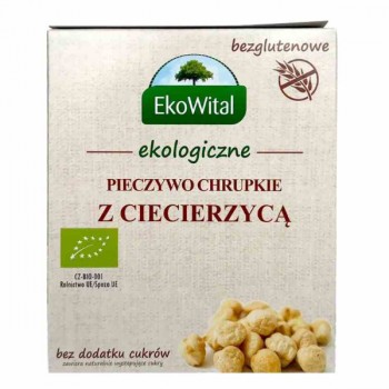 EkoWital | Pieczywo chrupkie z ciecierzycą bezglutenowe BIO 100g