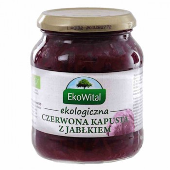 EkoWital | Kapusta czerwona z jabłkiem BIO 340g