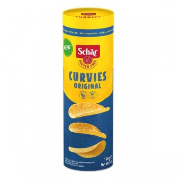 Schär | Curvies - Chipsy ziemniaczane naturalne bezglutenowe 170g