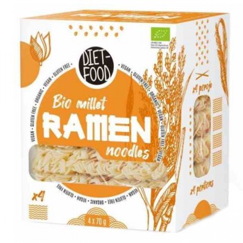 Diet Food | Makaron jaglany Ramen 100% bezglutenowy BIO 280g