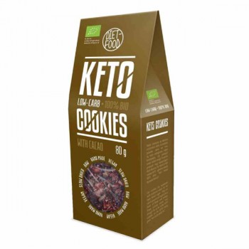 Diet Food | Ciasteczka KETO z kakao BIO 80g
