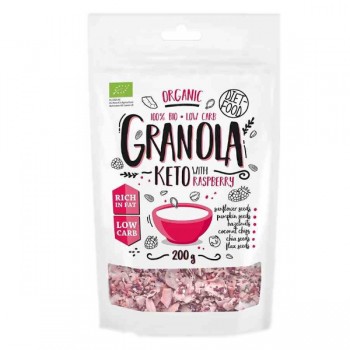 Diet Food | Keto granola z malinami BIO 200g