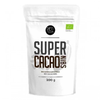 Diet Food | Kruszone ziarno kakaowca BIO bezglutenowe 200g