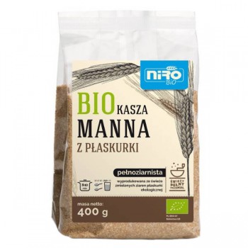 Niro | Kasza manna z płaskurki bio 400g