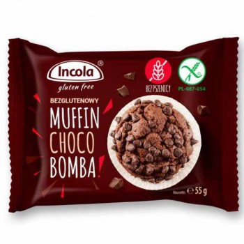 Incola | Bezglutenowy muffin choco bomba 55g