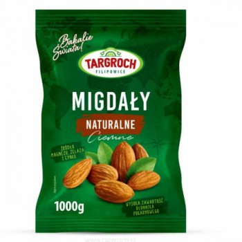 Targroch | Migdały naturalne ciemne 1kg