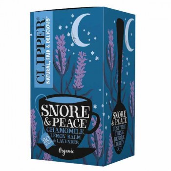 Clipper | Herbatka z melisą i lawendą (snore & peace) BIO (20x1,5g) 30g