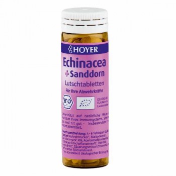 Hoyer | Tabletki do ssania echinacea + rokitnik BIO 30g (60sztuk)