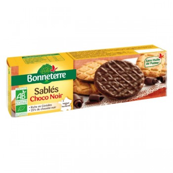 Bonneterre | Ciastka oblane gorzką czekoladą BIO 120g