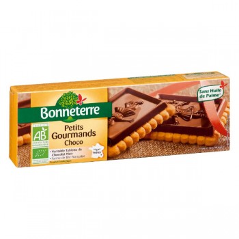 Bonneterre | Herbatniki z gorzką czekoladą BIO 150g