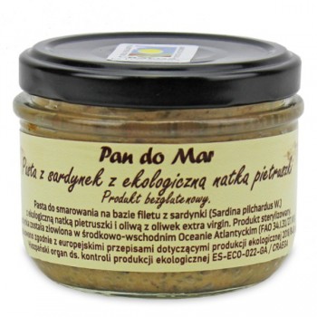 Pan do Mar | Pasta z sardynek z BIO natką pietruszki bezglutenowa 125g