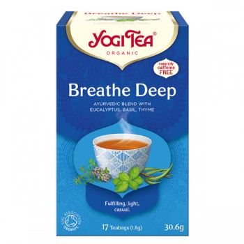 Yogi Tea | Herbatka głęboki oddech Breathe Deep BIO (17x1,8g) 30,6g