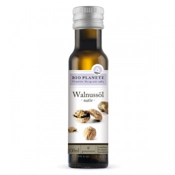 Bio Planete | Olej z orzechów włoskich tłoczony na zimno BIO 100ml
