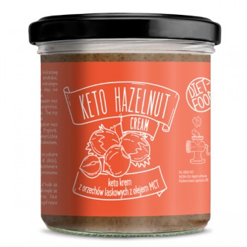 Diet Food | Keto krem z orzechów laskowych z olejem MCT BIO 300g