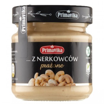 Primavika | Pasta z prażonych orzechów nerkowca bezglutenowa 185g