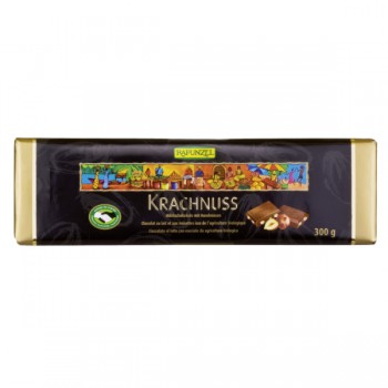 Rapunzel | Czekolada mleczna z orzechami laskowymi BIO 300g