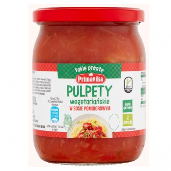 Primavika | Pulpety w sosie pomidorowym wegańskie 430g