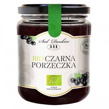 Sad Danków | Dżem z czarnych porzeczek bez cukru BIO 260g