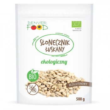 Denver Food | Słonecznik łuskany bezglutenowy BIO 500g