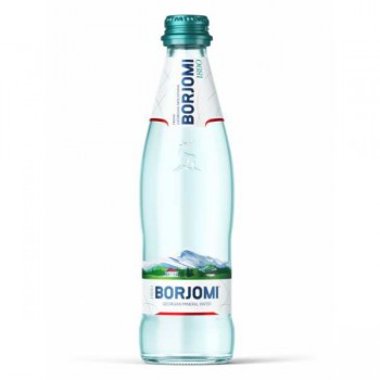 Borjomi | Naturalna woda mineralna Borjomi 330ml szkło