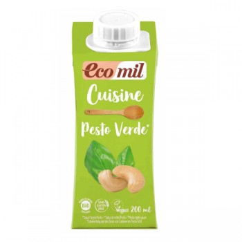 Ecomil | Pesto verde z orzechów nerkowca bezglutenowe BIO 200ml