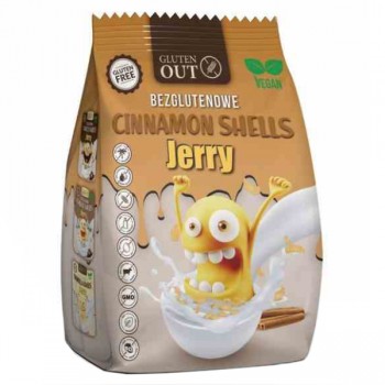 Jerry | Muszelki śniadaniowe z cynamonem bezglutenowe 375g