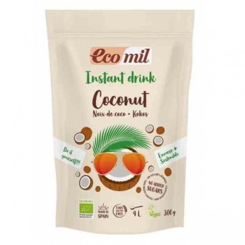 Ecomil | Napój kokosowy instant bezglutenowe BIO 300g