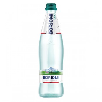 Borjomi | Naturalna woda mineralna Borjomi 500 ml (butelka szklana)