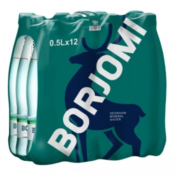 Borjomi | 12x Naturalna woda mineralna Borjomi 500ml (butelka PET)