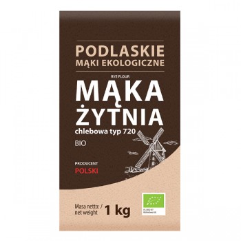 BioLife | Mąka żytnia chlebowa BIO typ 720 1kg