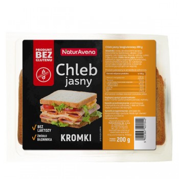 NaturaVena | Chleb jasny naturalny bezglutenowy 200g