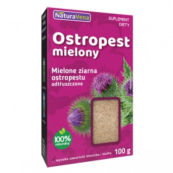 NaturaVena | Ostropest mielony odtłuszczony 100g