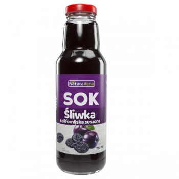 NaturaVena | Sok z suszonych śliwek kalifornijskich 750ml