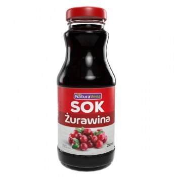 NaturaVena | Sok z żurawiny 100% 250ml