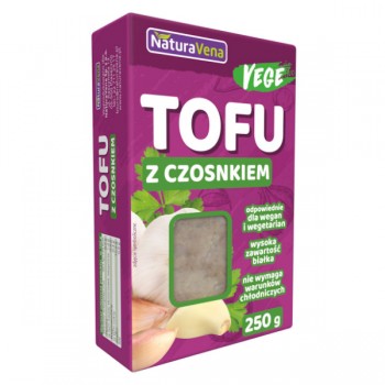 NaturaVena | Tofu kostka czosnkowe 250g