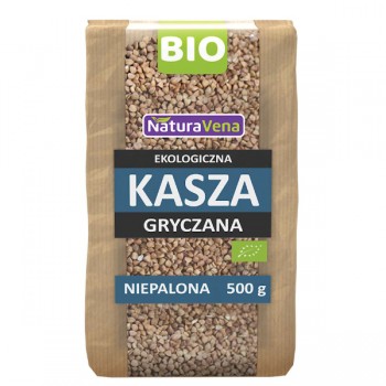 NaturaVena | Kasza gryczana niepalona BIO 500g