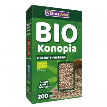 NaturaVena | Nasiona konopi łuskane BIO 200g