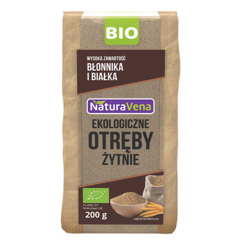 NaturaVena | Otręby żytnie BIO 200g