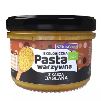 NaturaVena | Pasta warzywna z kaszą jaglaną BIO 185g