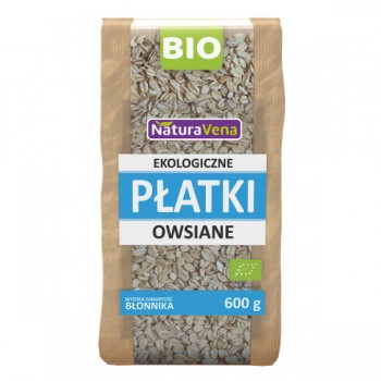 NaturaVena | Płatki owsiane BIO 600g
