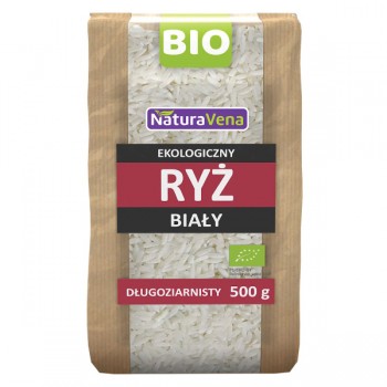 NaturaVena | Ryż biały długoziarnisty BIO 500g