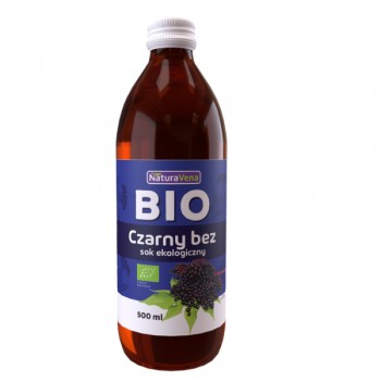 NaturaVena | Sok z czarnego bzu 100% BIO 500ml