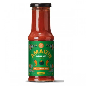 Amaizin | Sos do taco łagodny bezglutenowy BIO 220g