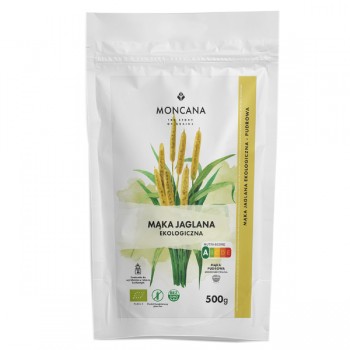 Moncana | Ekologiczna pudrowa bezglutenowa mąka jaglana 500g