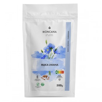 Moncana | Bezglutenowa pudrowa mąka lniana 500g