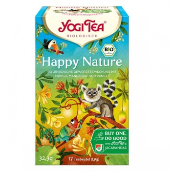 Yogi Tea | Herbatka happy nature BIO (17x1,9g) 32,3g