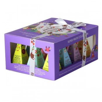 English Tea Shop Organic | Kolekcja herbatek owocowych BIO piramidki (super fruits – 6 smaków) (12x 2g) 24g 