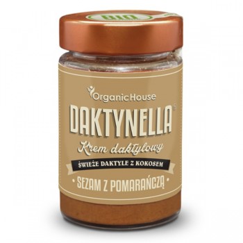 Organic House | Daktynella sezam z pomarańcza 190g