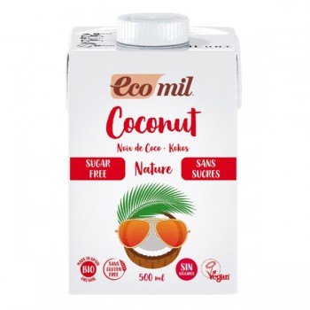 Ecomil | Napój kokosowy bez cukru bezglutenowy BIO 500ml